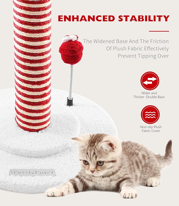 Christmas Cat Scratching Post, Christmas Cat Scratcher - Image 6
