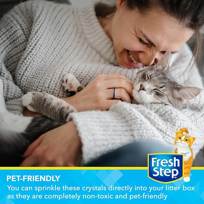 Fresh Step Cat Litter Crystals Deodorizer, Non Toxic Odor Neutralizing Crystals - Image 5