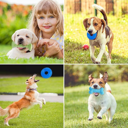 3-Pack Puppy Chew Toys for Teething Relief – Soft & Durable Rubber Toys for - Image 5