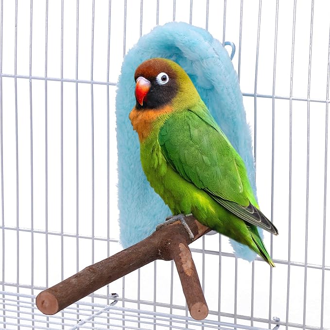 Comfort Corner Fleece Bird Blanket Parrot Cage Snuggle Hut Warm Bird Nest House - Image 7