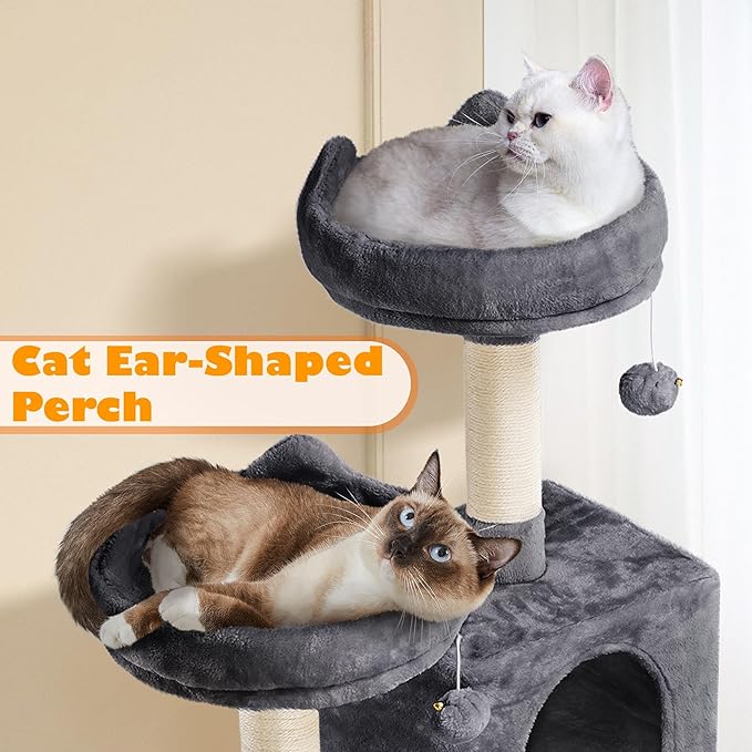 Yaheetech 62.5inches Cat Tree Cat Tower Cat Condo - Image 3