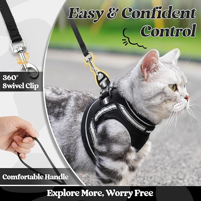 rabbitgoo Cat Harness and Leash Set - Image 6