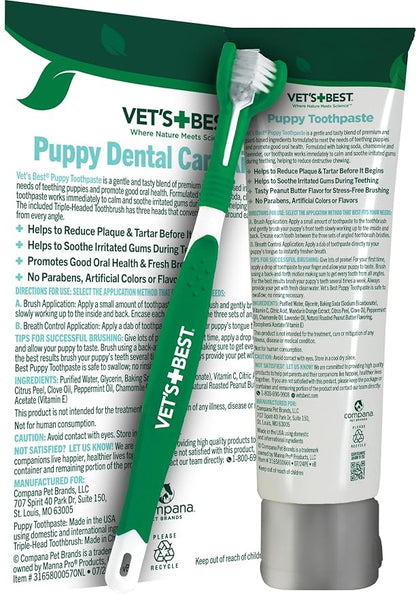 Vet's Best Dog Toothpaste & Toothbrush Kit - Image 9