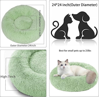 Nisrada Cat Beds for Indoor Cats, 24 Inch Dog Bed for Small Melium Large Dogs - Image 5