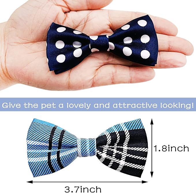 PET SHOW Pet Small Dogs Collar Embellishment Attachment Bow Ties Puppies Cats - Image 4