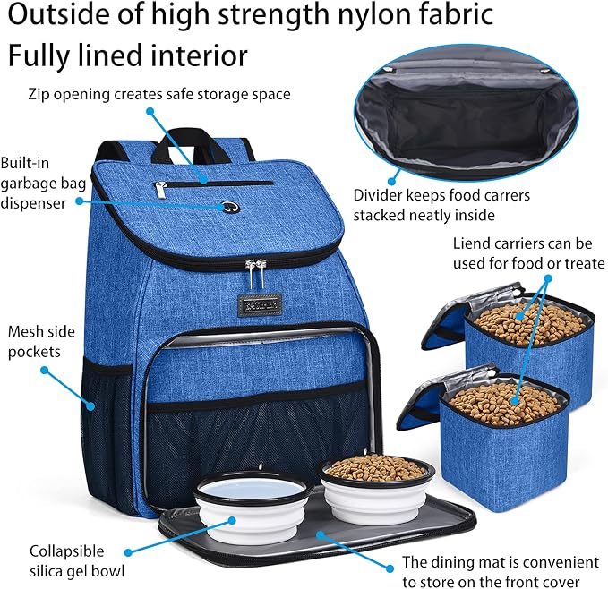 BAGLHER丨Dog Travel Bag, Airline Approved Pet Supplies Backpack, Dog Travel - Image 4