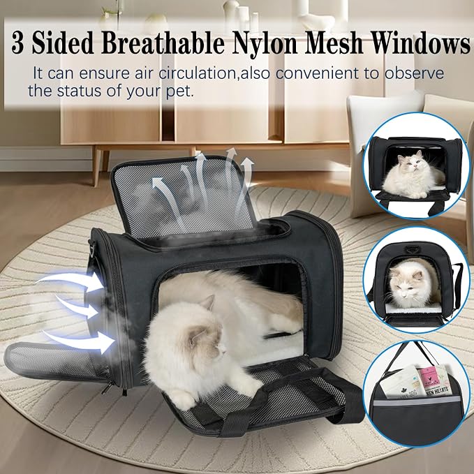 Top tasta Dog Cat Carrier Pet Carriers - Image 8