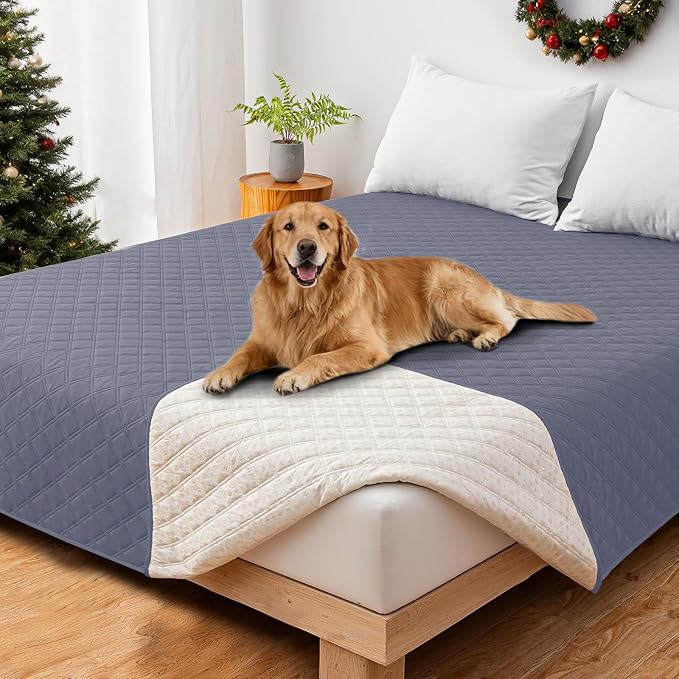 Waterproof Dog Bed Cover, Non-Slip Dog Blanket by CYCMACOHOME