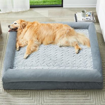 WNPETHOME XXL Extra Large Dog Bed, Washable Dog Couch - Image 9