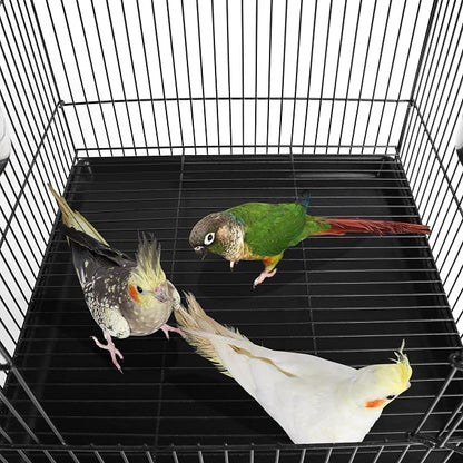 Yaheetech 57-Inch Rolling Open Top Roof Bird Cage - Image 7