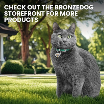 BRONZEDOG Leather Cat Collar - Image 6