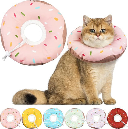 Cat Cone Collar Soft, Waterproof Cat Recovery Collars Spay Cones to Stop by Hpetppy