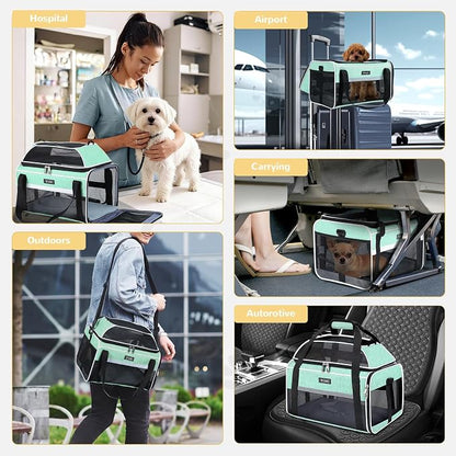 Lekereise Top-Expandable Pet Carrier 17x11x9.5 Inch Alaska Hawaiian Airline - Image 7