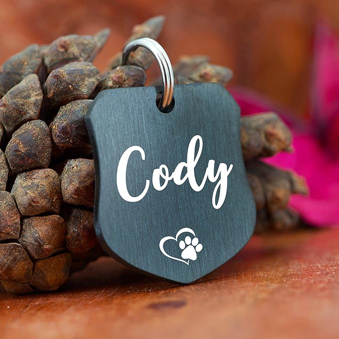 Ultra Joys Cat ID Tag Personalized Pet Tags, Durable Stainless Steel Small Pet - Image 2