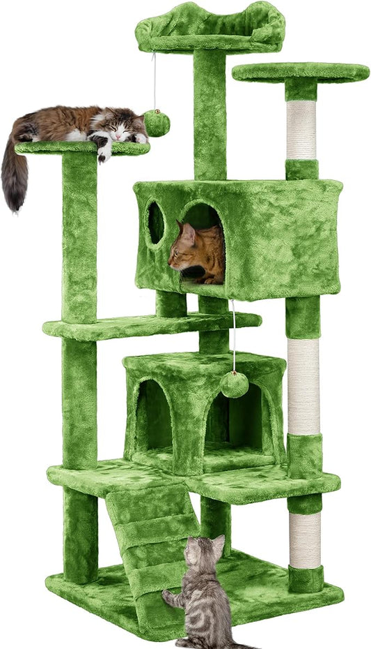 Yaheetech Cat Tree - 54in Tower by Yaheetech