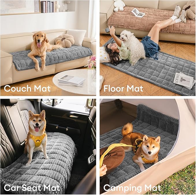 FUNNY FUZZY Pet Couch Covers for Sofa, Washable Dog Couch Cover Protector for - Image 3