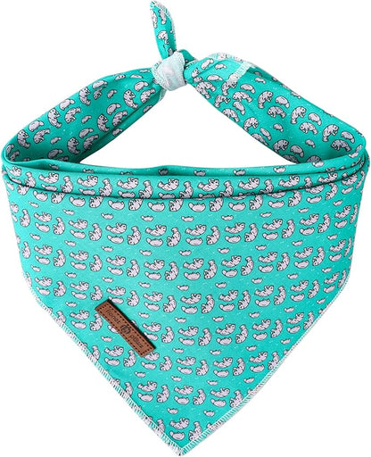 lionet paws Summer Dog Bandana Manatee by lionetpaws