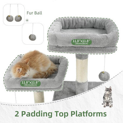 Multi-Level Cat Tree for Indoor Cats, Cat Tower - Image 4