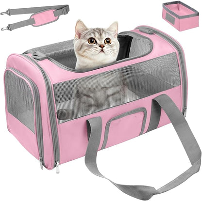 Soft Side Cat Carrier Airline Approved by SECLATO