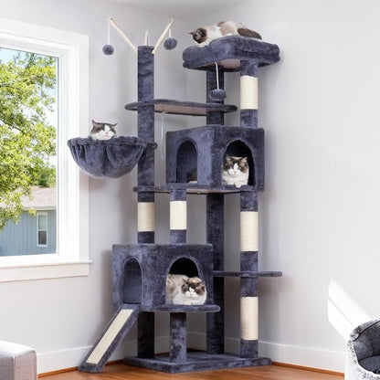 Hey-brother Cat Tree Tower, Sturdy Scratching Posts by Hey-brother