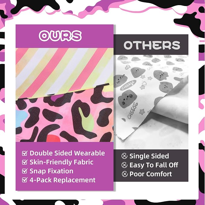 PAWCHIE Dog Bandanas Small Reversible Styles Pet Triangle Scarf Bibs - Image 5