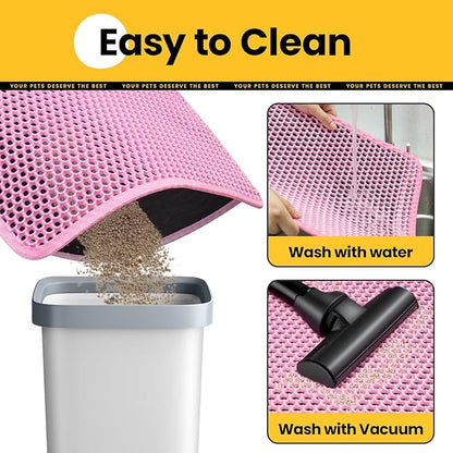 Cat Litter Mat New Size 23.6"x14.6" - Image 4