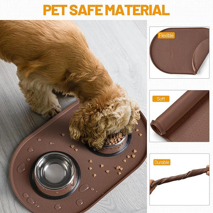 Hubulk 100% Waterproof Silicone Pet Feeding Mat - Image 5