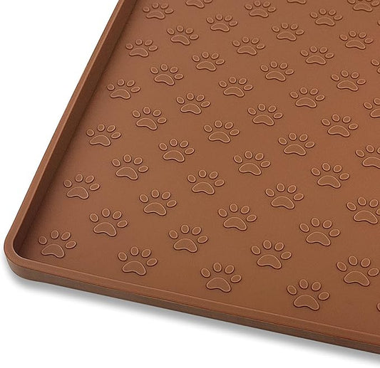 Ptlom Dog Food Mat Anti-Slip Bowl Mats by PTLOM