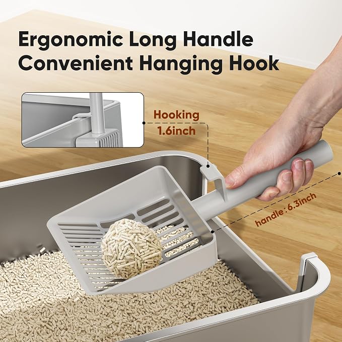Large Cat Litter Scoop, Heavy-Duty Litter Scoop - Image 7