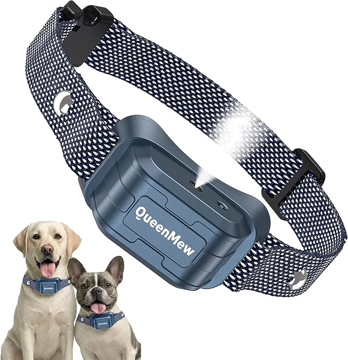 Bark Collar, Dog Bark Collar for Large Medium Small Dogs, Citronella Dog Bark by Queenmew