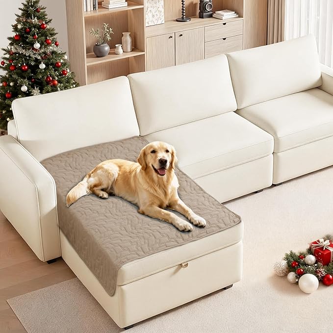 Waterproof Dog Bed Cover, Non-Slip Dog Blanket by CYCMACOHOME