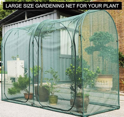 Poray Large Tunnel 8.2'x4' Plant Netting Cover, 6FT Tall Crop Cage Tomato - Image 3