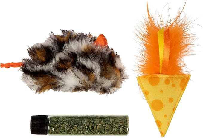 Instincts by SmartyKat 2-Pack Mouse 'N Mate Plush Refillable Cat Toys by SmartyKat