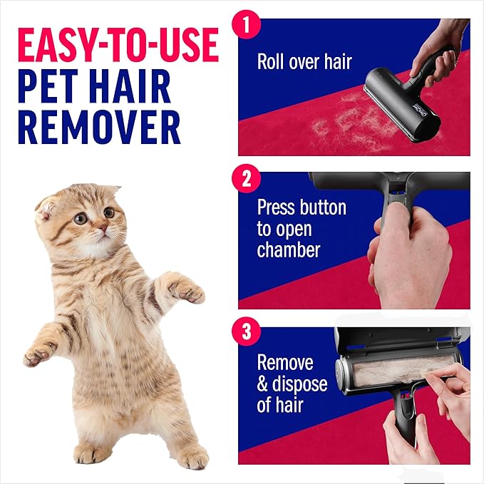 ChomChom Roller Pet Hair Remover – Original Size Reusable Lint Roller - Image 3