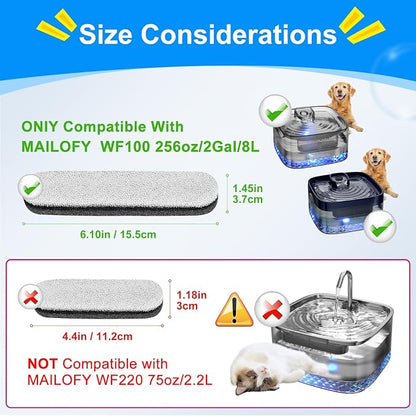 8PCS Dog Water Filter Compatible - Image 3