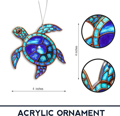 Sea Turtle Gifts for Women, Gifts for Turtle Lovers Ocean Inspired Ornament - Image 5