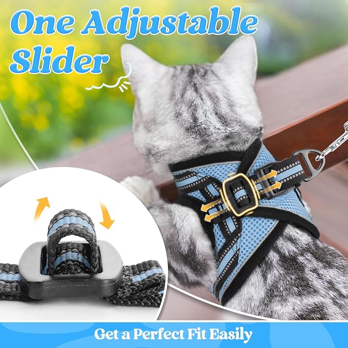 rabbitgoo Cat Harness and Leash Set - Image 7