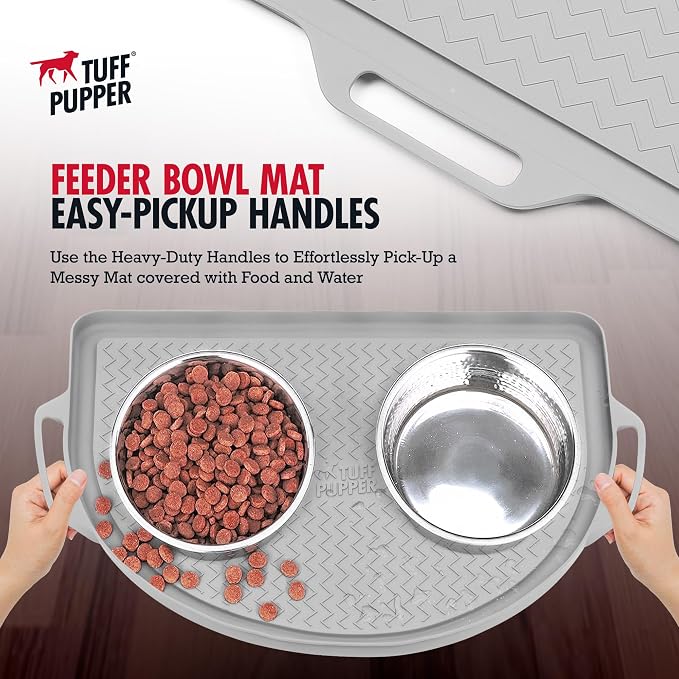 Tuff Pupper 26x21 Large Waterproof Pet Feeding Mat | Designed - Image 3