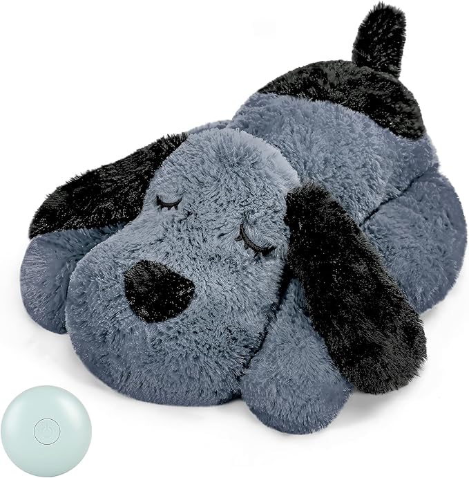 Heartbeat Dog Toy for Puppy- Heartbeat Helps for Dog Anxiety Relief and Calming by WEOK