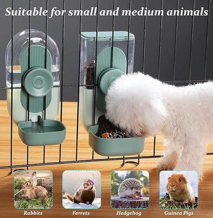 Kenond 35oz Hanging Automatic Pet Food Water Dispenser, Auto Gravity Pet Feeder - Image 4