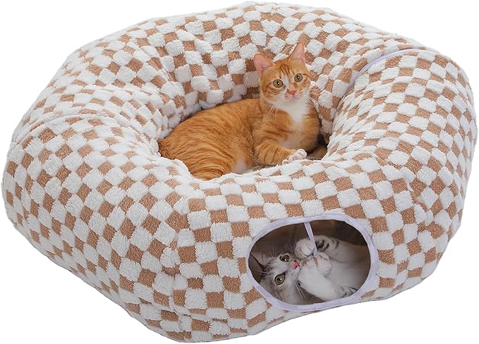 PEQULTI Cat Tunnel with Cat Bed by PEQULTI