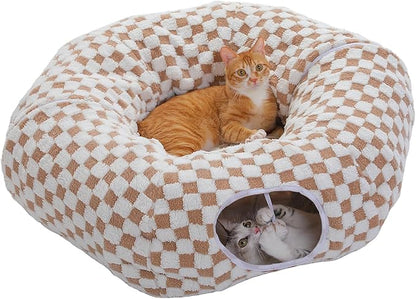 PEQULTI Cat Tunnel with Cat Bed by PEQULTI