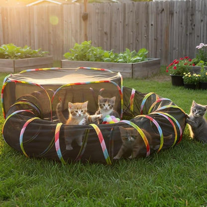 Outdoor Cat Enclosure, Portable Cat Tents by Naielfopet
