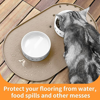 KPWACD Dog Food Mat Anti-Slip Bowl Mats - Image 8