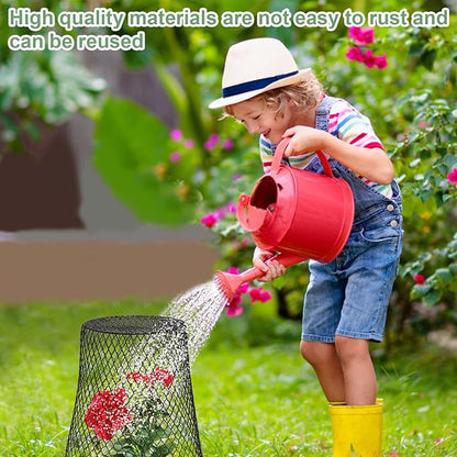 10 Pcs 9"×9" Chicken Wire Plant Protectors from Animals, Plant Cage Garden - Image 5