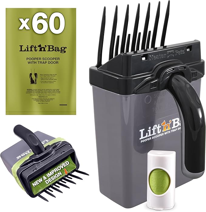 Neater Pet Brands Lift N’ Bag 2.0 Dog Pooper Scooper by NeaterPetBrands