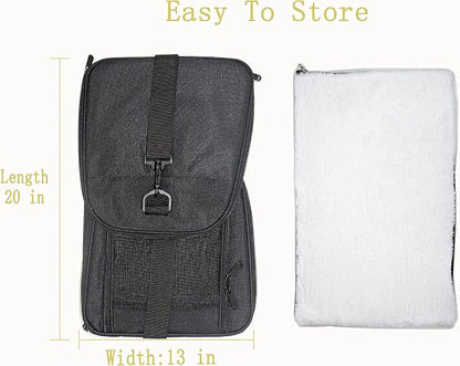Soft Sided Carrier for Small Medium Cats Dogs, Removable Pad Collapsible Travel - Image 10