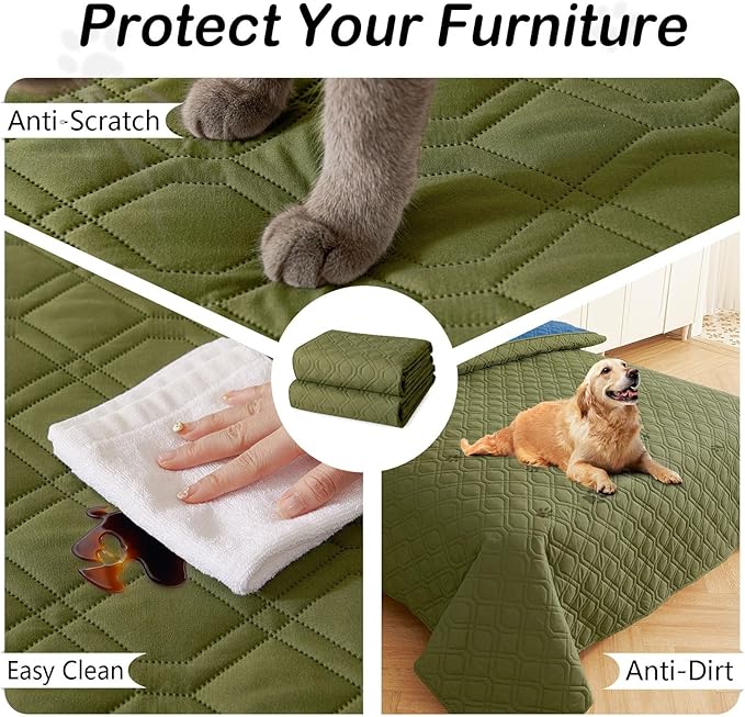 hyha Waterproof Dog Bed Blanket, Soft Pet Blankets, Waterproof Couch Cover - Image 5