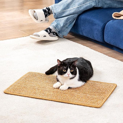 Cat Scratcher Mat, Sisal Cat Scratch Pad Rug, Wall Scratchers - Image 9