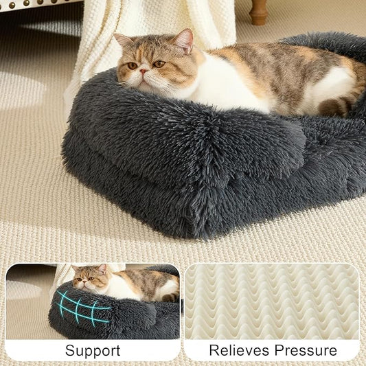 Orthopedic Dog Bed for Cat and Small Dogs of Comfortable Memory Foam Pet Bed - Image 2